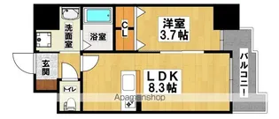 SーRESIDENCE堺BLAZE【408号室】の間取り