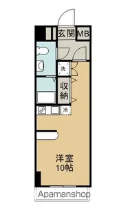 レジディア仙台本町【8階】の間取り