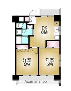 サンハイツ千葉【7階】の間取り