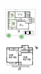 千葉県柏市千代田1丁目【一戸建】の間取り