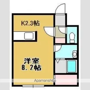 アンダーズ恵庭駅前【4階】の間取り