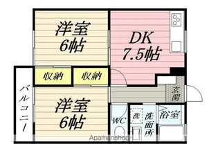 セリアンⅡ【202号室】の間取り