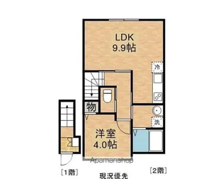 TYLER(タイラー)【2階】の間取り