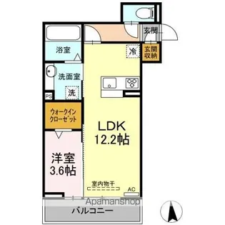 ラウレア【2階】の間取り