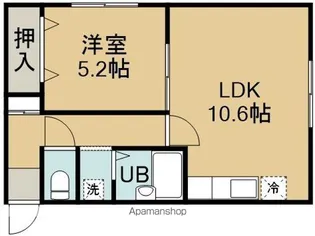 チャーム12【2階】の間取り