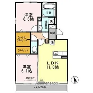 イモービリアーレ・タンタン2【2階】の間取り