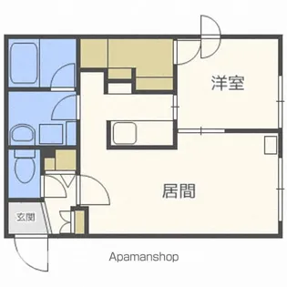 ANGELOT HONGODORI(アンジュロ本郷通)【1階】の間取り