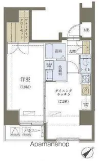 リヴシティ神田【5階】の間取り
