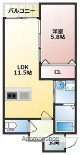 SUNMARK横浜【302号室】の間取り