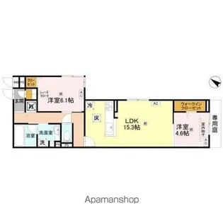 D-residence山田東【1階】の間取り