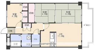 アミティエ近江八幡【3階】の間取り