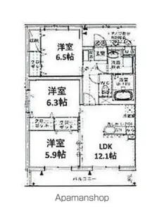 STELLA小池原【3階】の間取り
