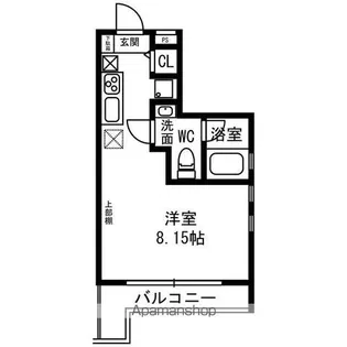クオリア吹田【1階】の間取り