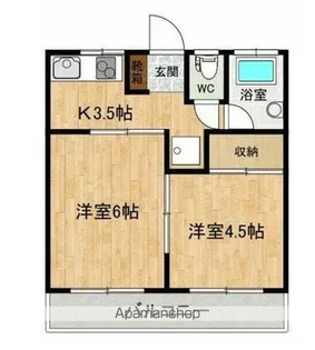 KSSマンション【202号室】の間取り