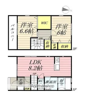 K'Sガーデン蓮中前【101号室】の間取り