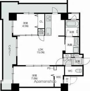 ラフィーネ博多南【6階】の間取り