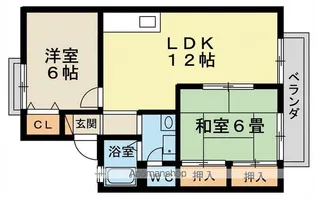 フォレストパークA B【2階】の間取り