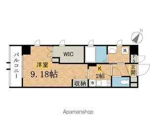 グランレーヴ【5階】の間取り