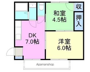 レ・セーナⅡ【3階】の間取り