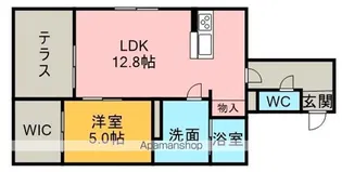 クレストリア【1階】の間取り