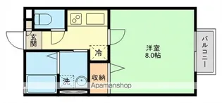 プランドールA【201号室】の間取り