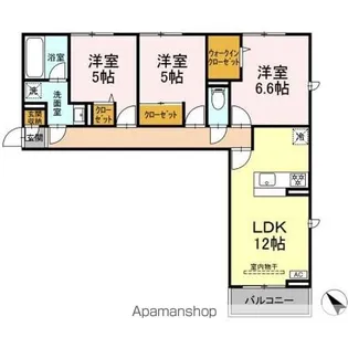 セルリアン・コート【2階】の間取り