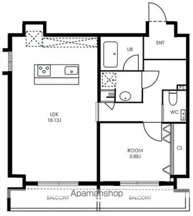 RE NUDGEONE.大橋【4階】の間取り