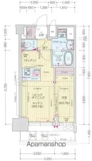 プレサンス上前津ディアシス【13階】の間取り