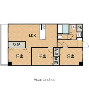 サンヴェール【1階】の間取り