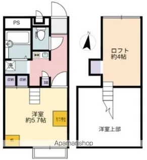 BLUE GARDEN【1階】の間取り