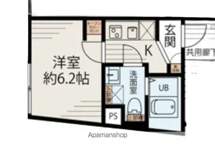 メゾンアッシュ大山【3階】の間取り