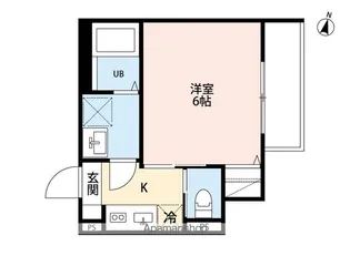 LA VERITA薬園台【2階】の間取り