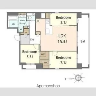 SーRESIDENCE大手門AWESOME【3階】の間取り