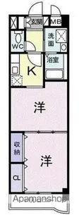 スカイ原【1階】の間取り