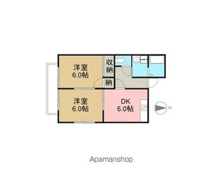 アメニティーハイツ【101号室】の間取り