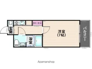 エステートモア大橋【3階】の間取り
