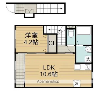 グランフェリス【2階】の間取り