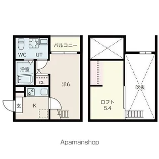 グランディール【2階】の間取り