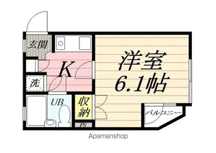 メゾン宝【203号室】の間取り
