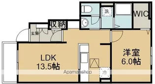 アステール【1階】の間取り