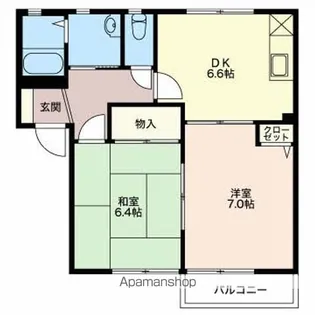 サンハイムヤマト1【1階】の間取り