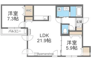 CELESTIA【4階】の間取り