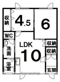 MAISON DE スプレモ【2階】の間取り