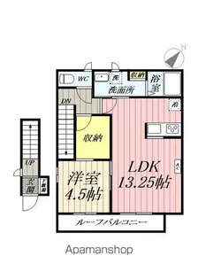 埼玉県八潮市大字伊勢野【アパート】の間取り