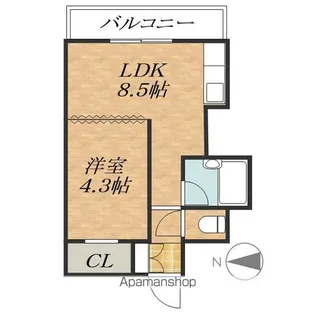 FIVE STAR【3階】の間取り