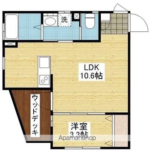 メゾン立花【101.号室】の間取り