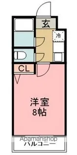 ウィザード九工大前【32号室】の間取り