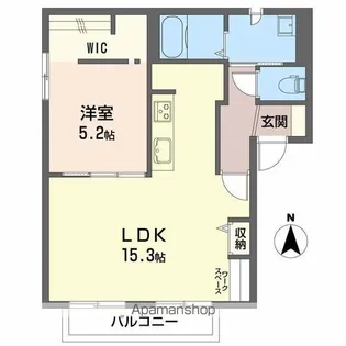 サニーコート花水木【B101号室】の間取り