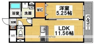 EXハイツ南住吉Ⅱ【3階】の間取り
