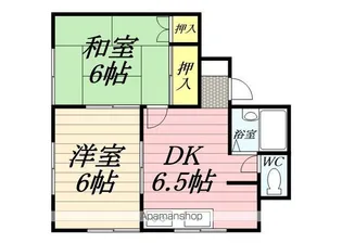 グリーンハイム【201号室】の間取り